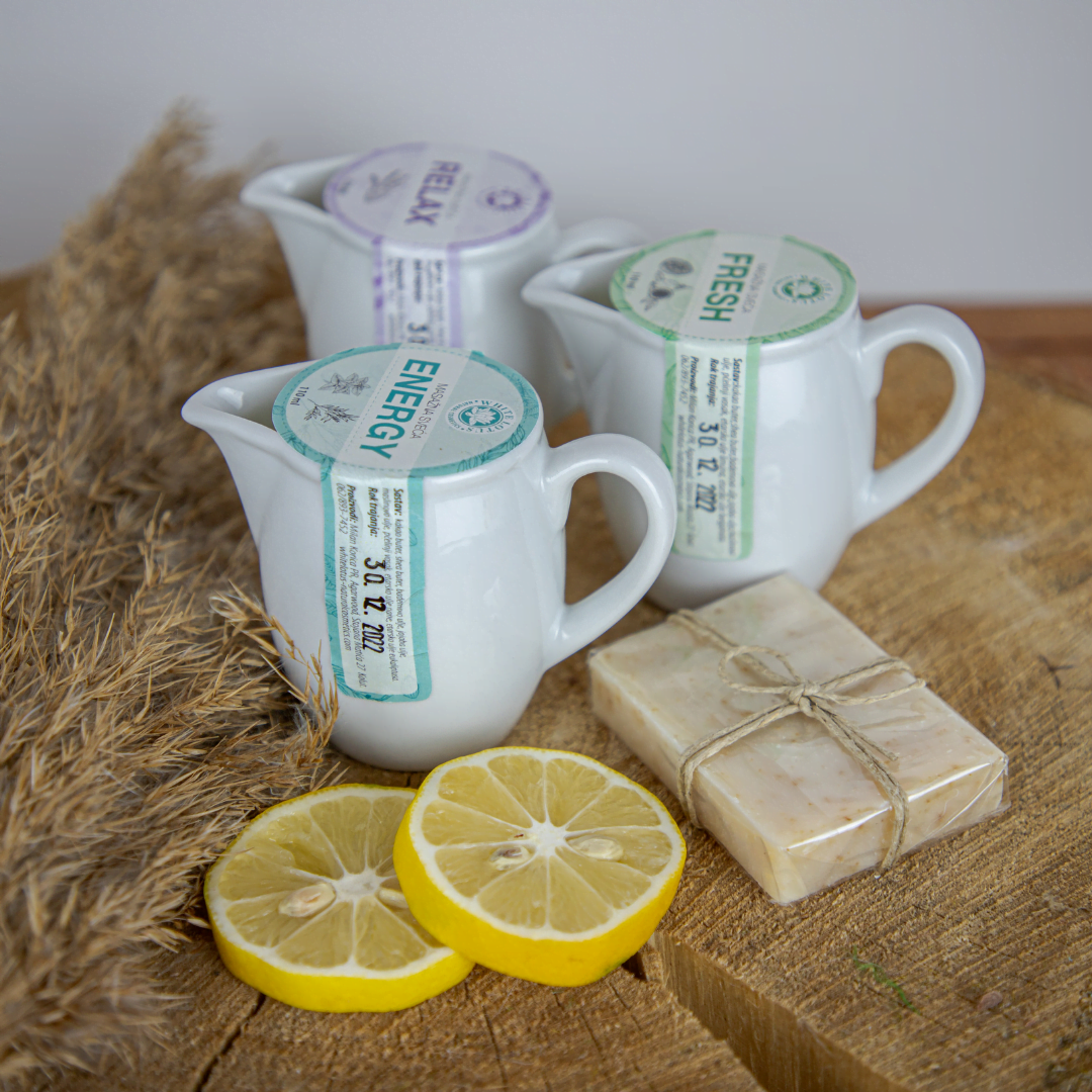 Κεριά για μασάζ και περιποίηση σώματος